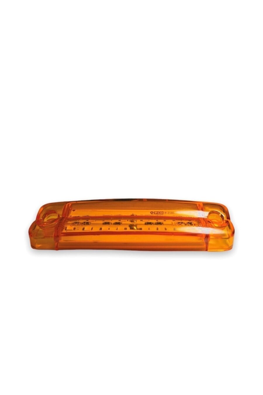 (10 Adet) Çift Sıra Parmak Led Sarı Renk 10cm 16 Led