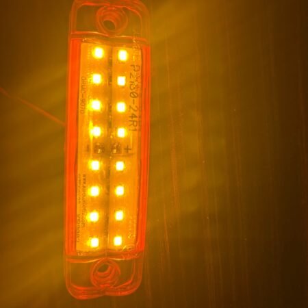 16 Lı Çiftli Parmak Led 12.24 Volt Uyumlu Sarı