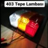 Kırmızı Tepe Lambası 403 Tepe Lambası Aksesuar 1 Adet