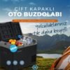 Oto Buzdolabı 30 Litre Çift Kapak