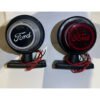 Ford Serisi Uyumlu Maxi Takoz Lamba - Kırmızı Beyaz - 12/24V (2 Adet)
