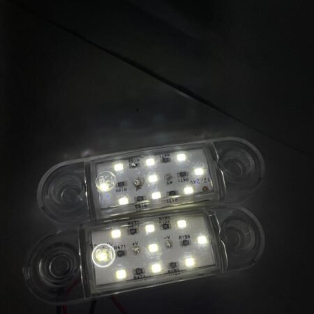 Tombul Parmak 9LEDLİ [Beyaz Renk][ 5ADETLİ] 12-24 Uymlu