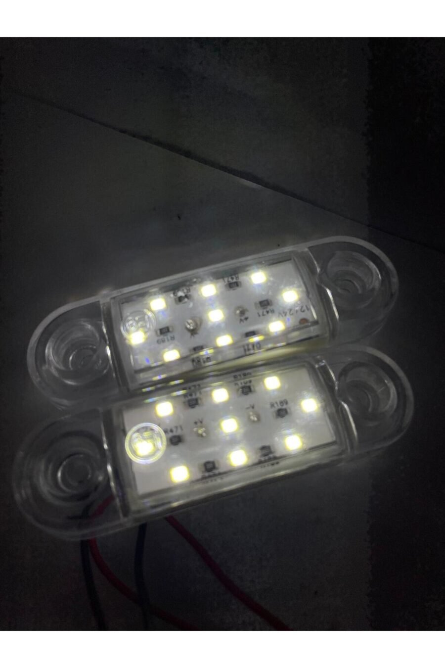 Tombul Parmak 9LEDLİ [Beyaz Renk][ 5ADETLİ] 12-24 Uymlu