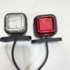 Mini Kare Takoz Lamba Led [Kırmızı-Beyaz] 10ADET