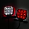 Mini Kare Takoz Lamba Led [Kırmızı-Beyaz] 10ADET