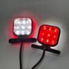 Mini Kare Takoz Lamba Led [Kırmızı-Beyaz] 10ADET