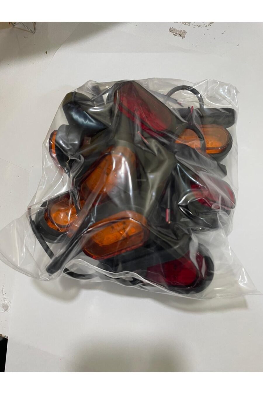 Oval Takoz Lamba 8 Ledli [10ADET-SARI-KIRMIZI]