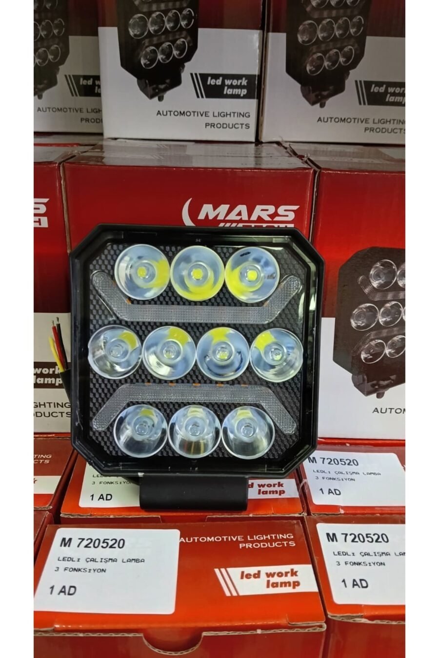 Mars 10 Led Çakarlı Çalışma,geri Vites,dorse,iş Makinası Uyumlu Lamba