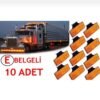 Oto (10 Adet) Side Marker Led Lamba Sarı 12v-24v