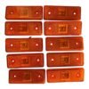 Oto (10 Adet) Side Marker Led Lamba Sarı 12v-24v