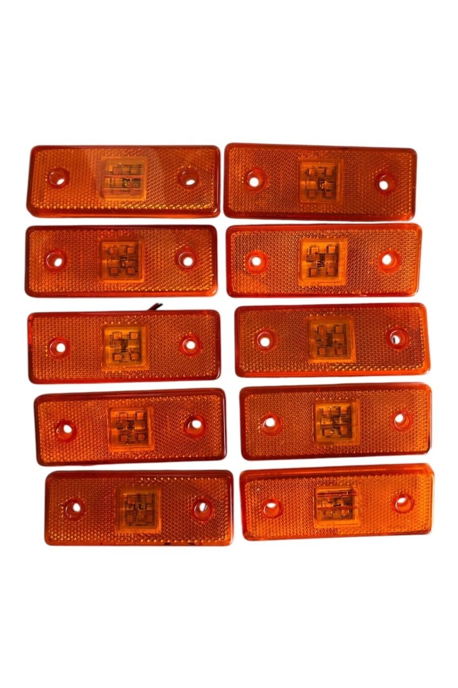 Oto (10 Adet) Side Marker Led Lamba Sarı 12v-24v