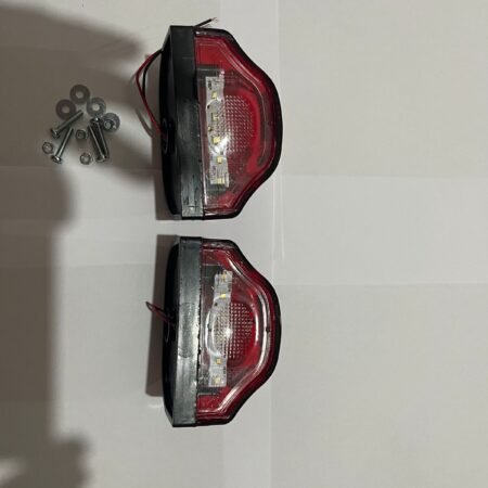 Plaka Lambası Ledli Kırmızı Kobra Model